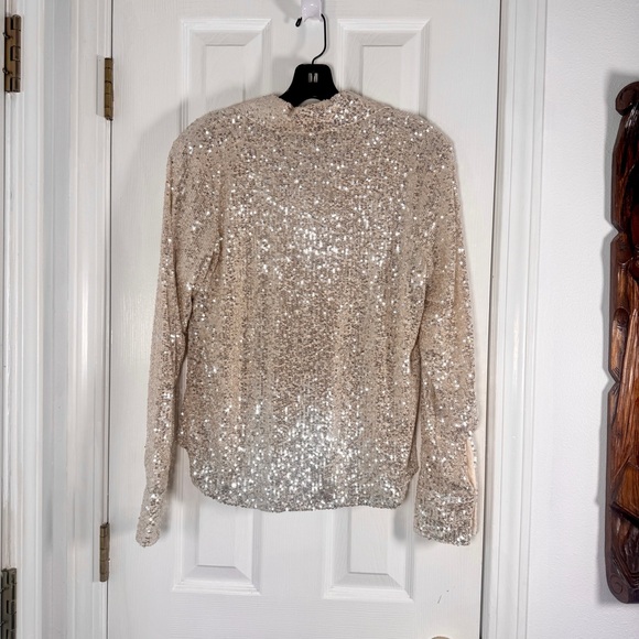 Sanctuary Radiant Sequin Top Champagne XS - Picture 4 of 4